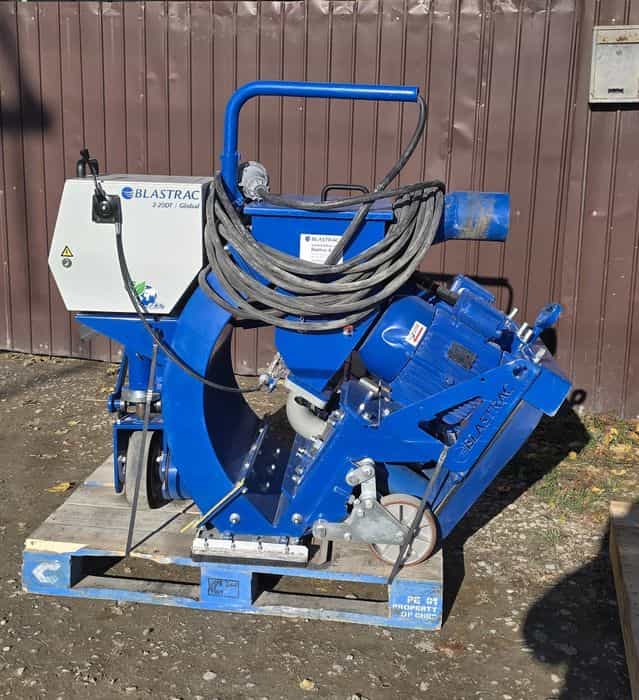 Sistem sablator pardoseli  Blastrac Husqvarna 2-20DT  aspirator bdc 99