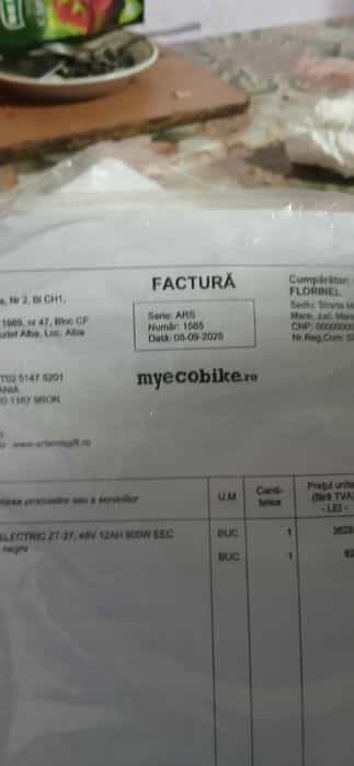 Scuter electric Ztek nou