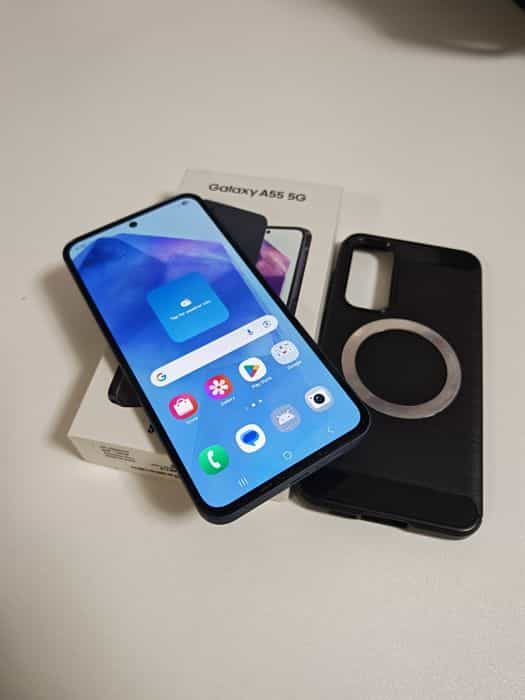 Samsung A55 Black Că Nou Factura Garanție eMag Fullbox totul original