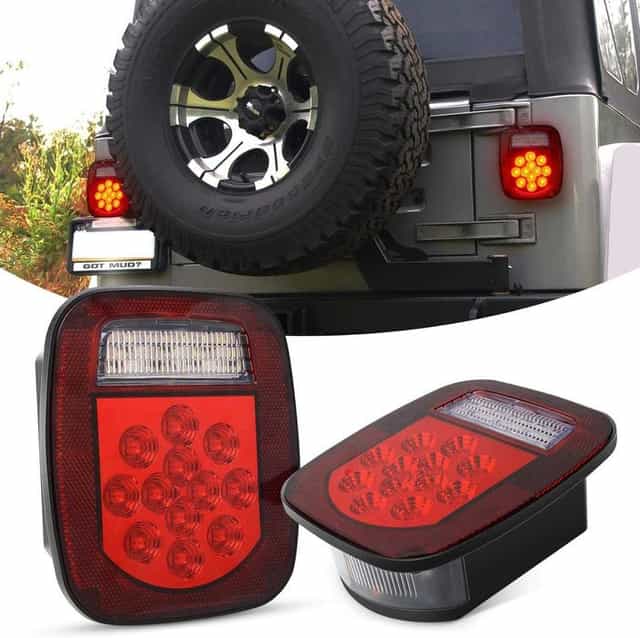 Set Stopuri LED Jeep WRANGLER TJ 97-06, YJ 87-95, CJ 76-86