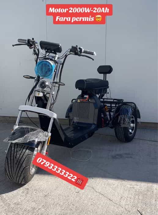 Scuter electric fara permis