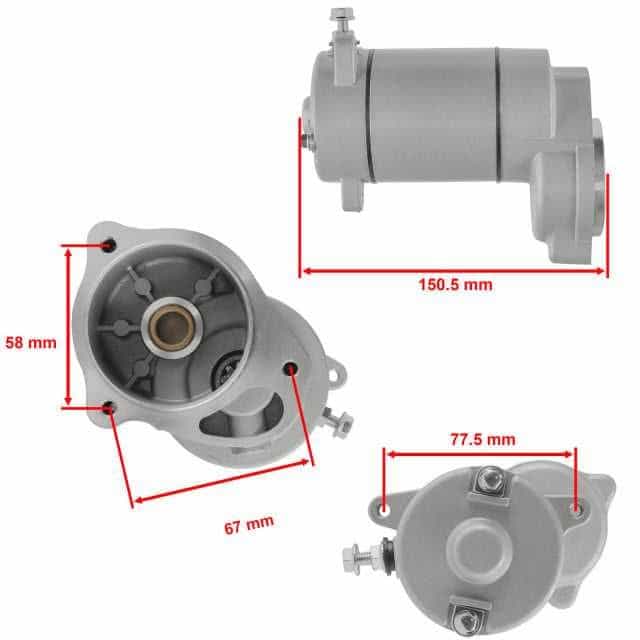 Electromotor Atv Polaris 250cc 400cc