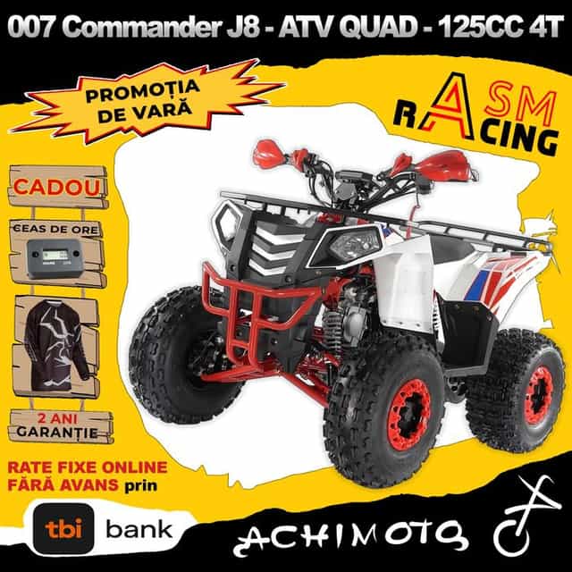 ATV Copii - ASM-R 007 Commander J8 '25 - 125 cc 4T - 1.300 €