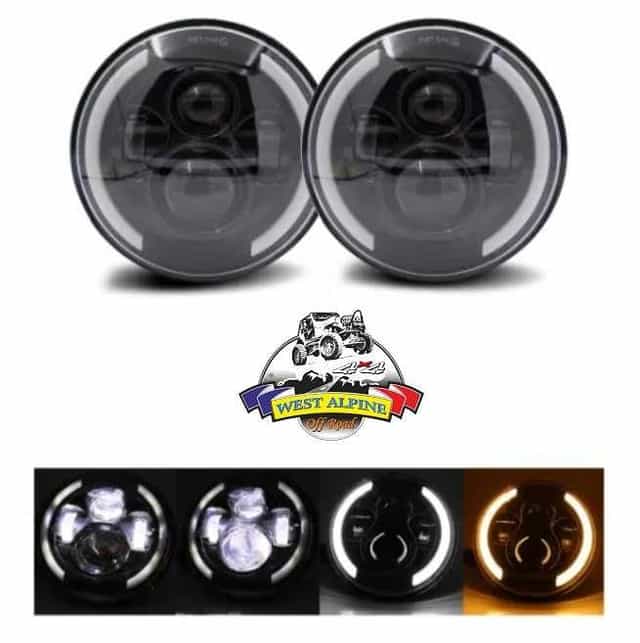 Faruri LED Nissan Patrol Y60 Suzuki Samurai Land Cruiser Wrangler Far