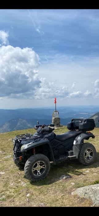 Atv CF Moto 625 numere negre