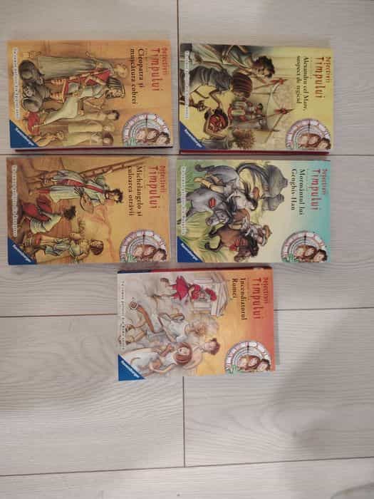 Pachet cărți Detectivii timpului