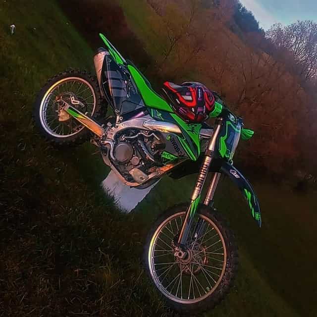 Vand cross Kawasaki kx450f