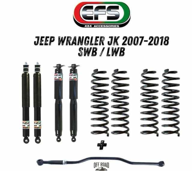 Suspensie 7.5cm EFS ELITE Australia Jeep Wrangler JK 2007-2018