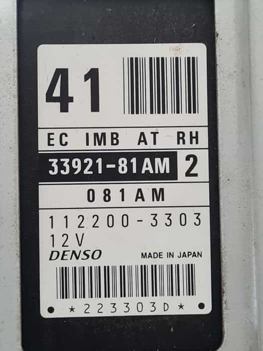 Calculator motor Suzuki Jimny 1.3 1998 - 2005 80CP Automata M13A (949) Benzina 3392181AM