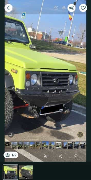 Bara fata metal off road Suzuki samurai