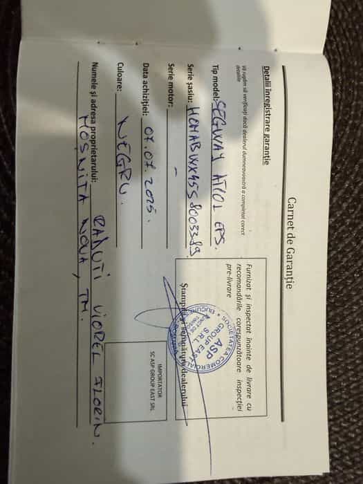 Vand ATV Seqway AT10 Garantie 21 luni