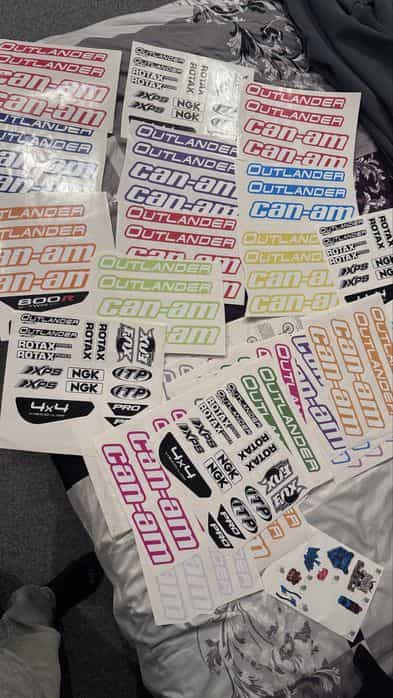 Stickere pentru  Can-Am , stickere, colant pentru carene