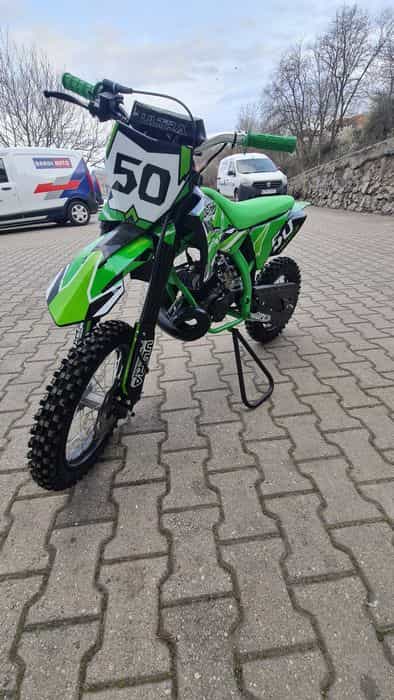 Cross Motocross 50cc 2 timpi Ultra Automat Verde pentru copii