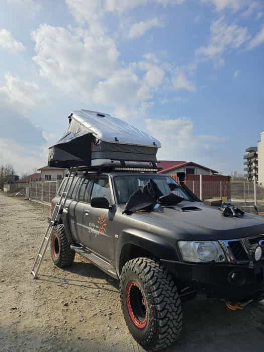 Rezervat Nissan Patrol GU4 pregatit de overlanding