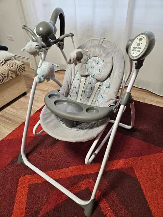 Leagan electric 2in1 Wunderkid Stars cu telecomanda - stare foarte bun