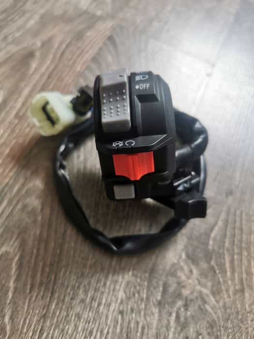 Yamaha raptor grizzly przełącznik zespolony lewy przycisk