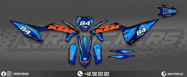Okleina KTM SX EXC