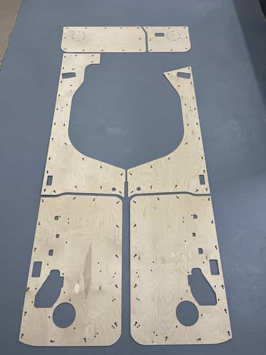 Boczki Nissan Patrol Y60 krótki short 3D 3 drzwi, wnętrze, tapicerka