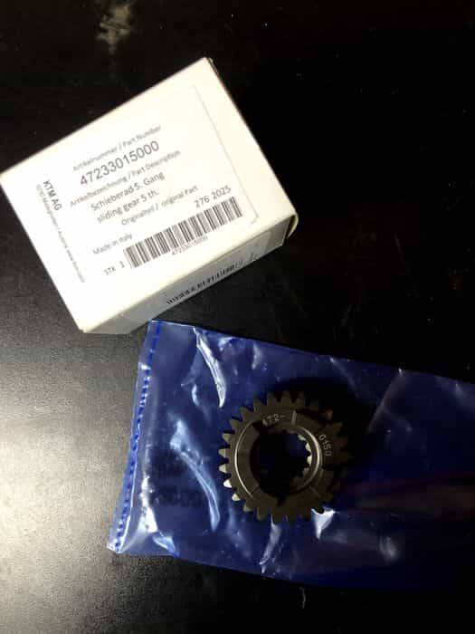 KTM OEM Tryb skrzyni biegów 5 bieg SX85/TC85/MC85 17>25