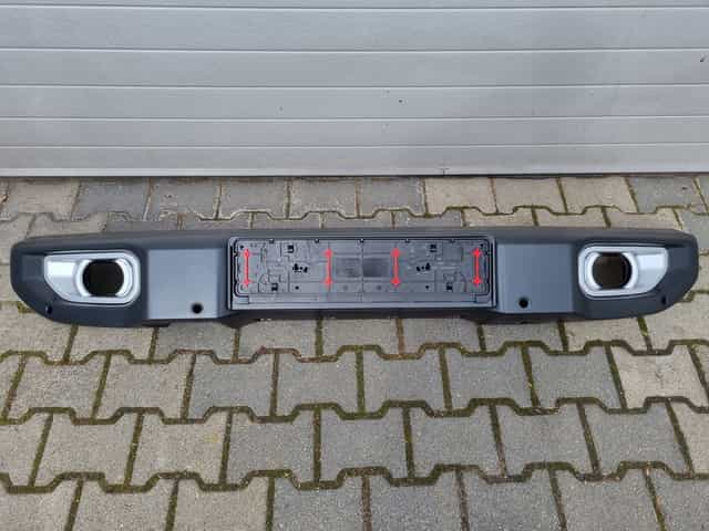 jeep wrangler jl 6xpdc zderzak przedni