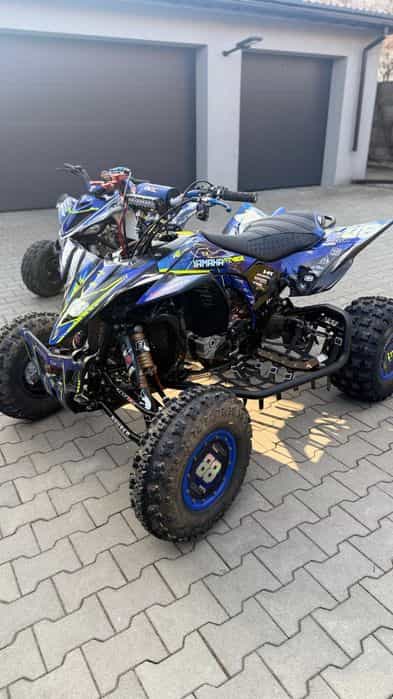 Osłony boczne Yamaha YFZ450R (2009+) nierdzewka