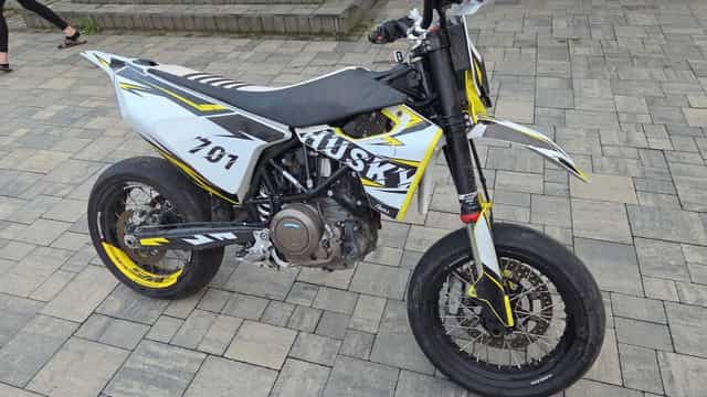 Husqvarna 701 SM 21r. Silnik swap koła felga lagi pompa kierownica set