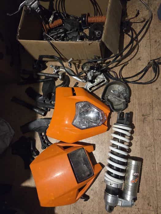 ktm exc sx 450 525 silnik skrzynia czesci stelaz rozrusznik moduł amor