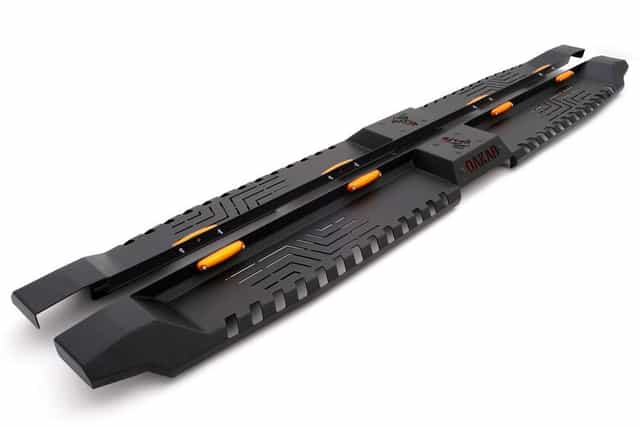 Stopnie boczne progi stalowe DAKAR V2 Toyota Hilux 2015-2026