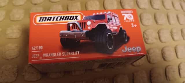 Matchbox Jeep Wrangler Superlift