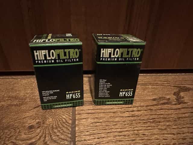2szt. FILTR OLEJU HIFLO HF655 KTM 250 SXF EXC-F 07-12 , 450 EXC 12-16