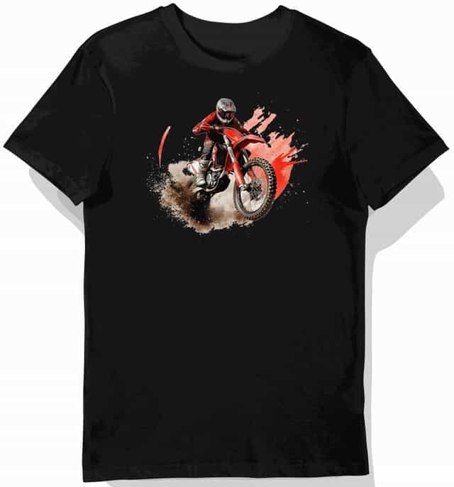Koszulka męska czarna Wyścigowy Świat Motocykli GasGas MC 250F S