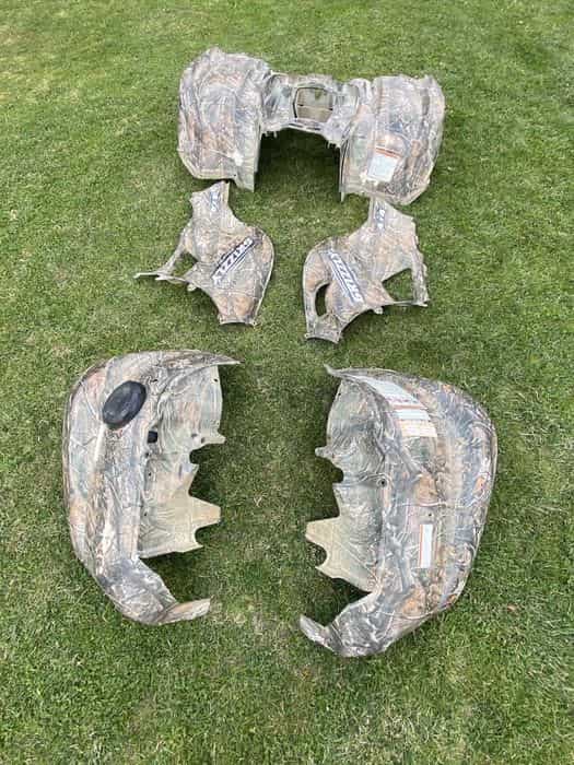 Plastiki osłony owiewki boczek Yamaha grizzly 550/700 Camo camouflage