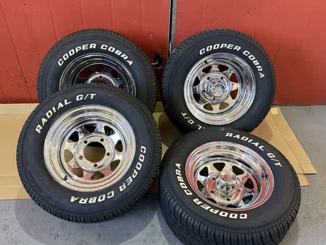 Koła felgi chrom 15” 5x139,7 Cooper Cobra Suzuki Samurai Jimny Vitara Niva Honker 255/60 R15
