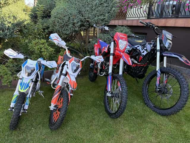 Cross ASIX XB 300/250/140/125/110/90/70 cc Solidny E-start RATY Dowóz