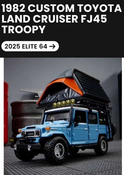 Hot wheels elite 64 1982 Toyota Land cruiser FJ 45 Trophy