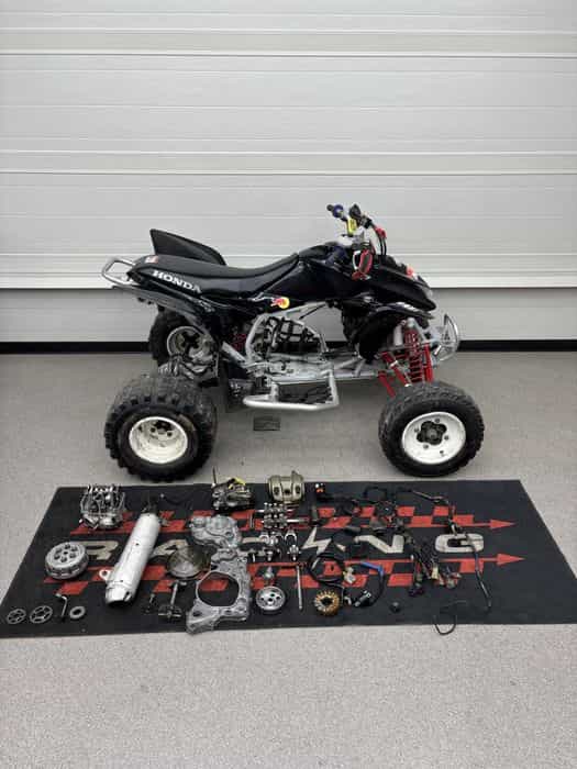 Dawca Części HONDA TRX450R  2005r. Głowica Silnik Skrzynia Stator Magneto Dekiel Moduł Cewka ...