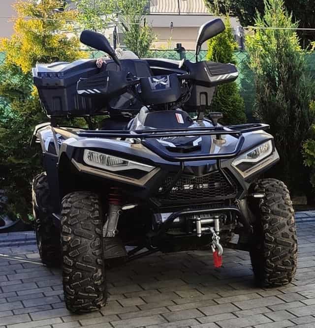 quad Linhai Promax 500 4x4 krajowy, 1700km, Kufer, Grzane manetki