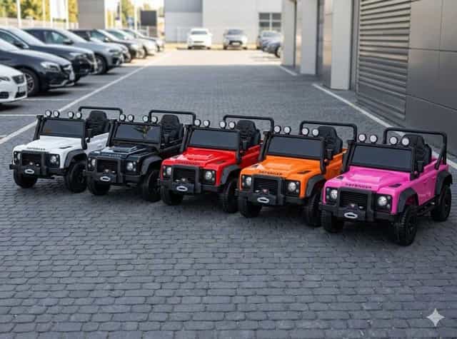 BAWIBUS.PL Autko na akumulator LAND ROVER DEFENDER jeep 2x100 terenowy