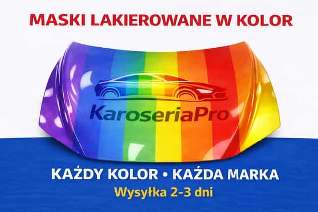 NOWE Maski LAKIEROWANE W DOWOLNY KOLOR Kazda Marka (Wysylka 2-3 dnia)