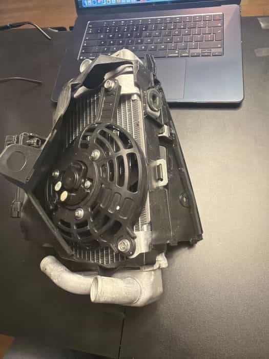 Honda crf1000 afrika twin chlodnica wentylator oslona