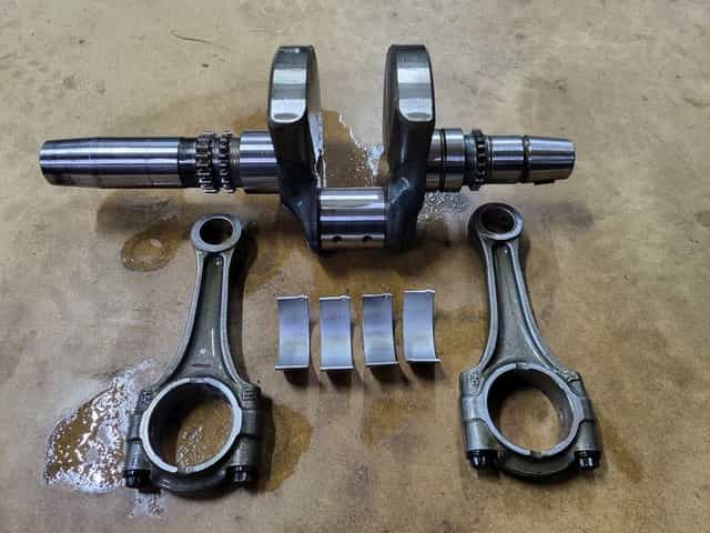 Wal korbowy  korbowody panewki zestaw can am 1000 renegade outlander