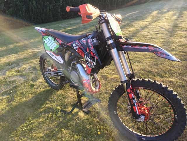 KTM 125 SX r2017 po remoncie