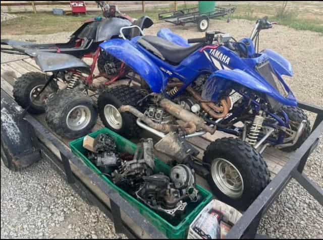 yamaha raptor 660 kartery glowica skrzynia gaznik rama wal kosz modul