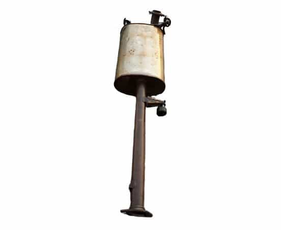 tłumik wydech środkowy toyota land cruiser 120 d4d