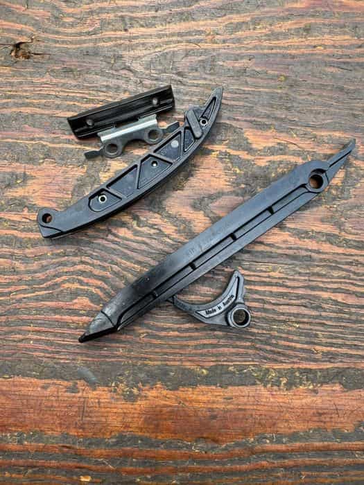 kompl slizg lewy prawy slizgi rozrzadu lancucha ktm sxf excf husqvarna