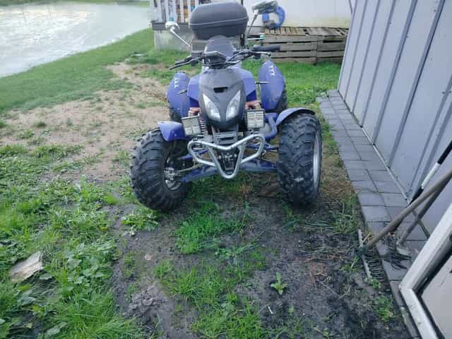 Quad zarejestrowany i opłacony