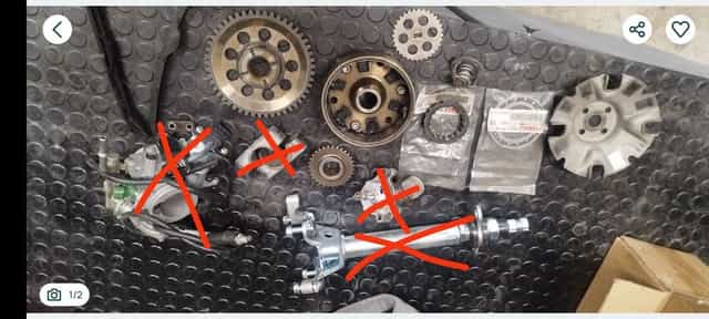 Części rower Yamaha grizzly 700 550