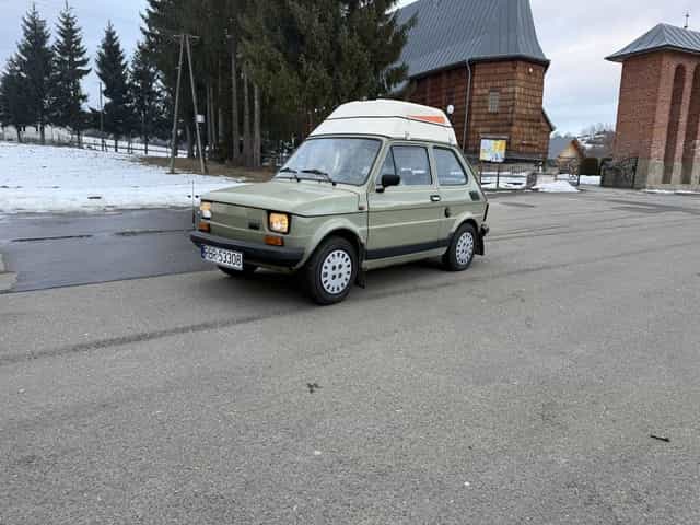 Fiat 126p 650E – oryginał, kapliczka, dodatki możliwa zamiana za quad