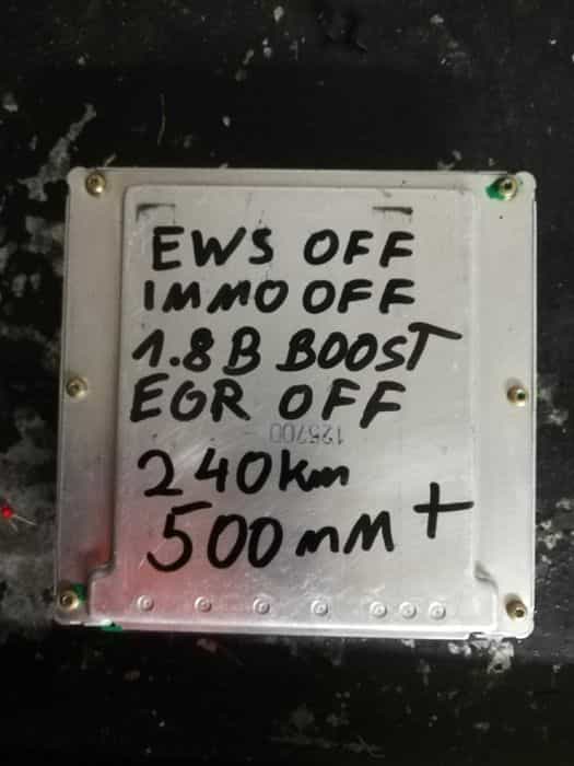 Mapa 240km Bmw e39/e46 3.0d sterownik silnika m57 EWS OFF