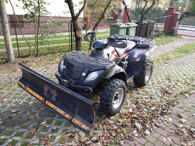 Quad Linhai ATW 4x4 2011 / 2012 rok z pługiem i wciagarką - polecam